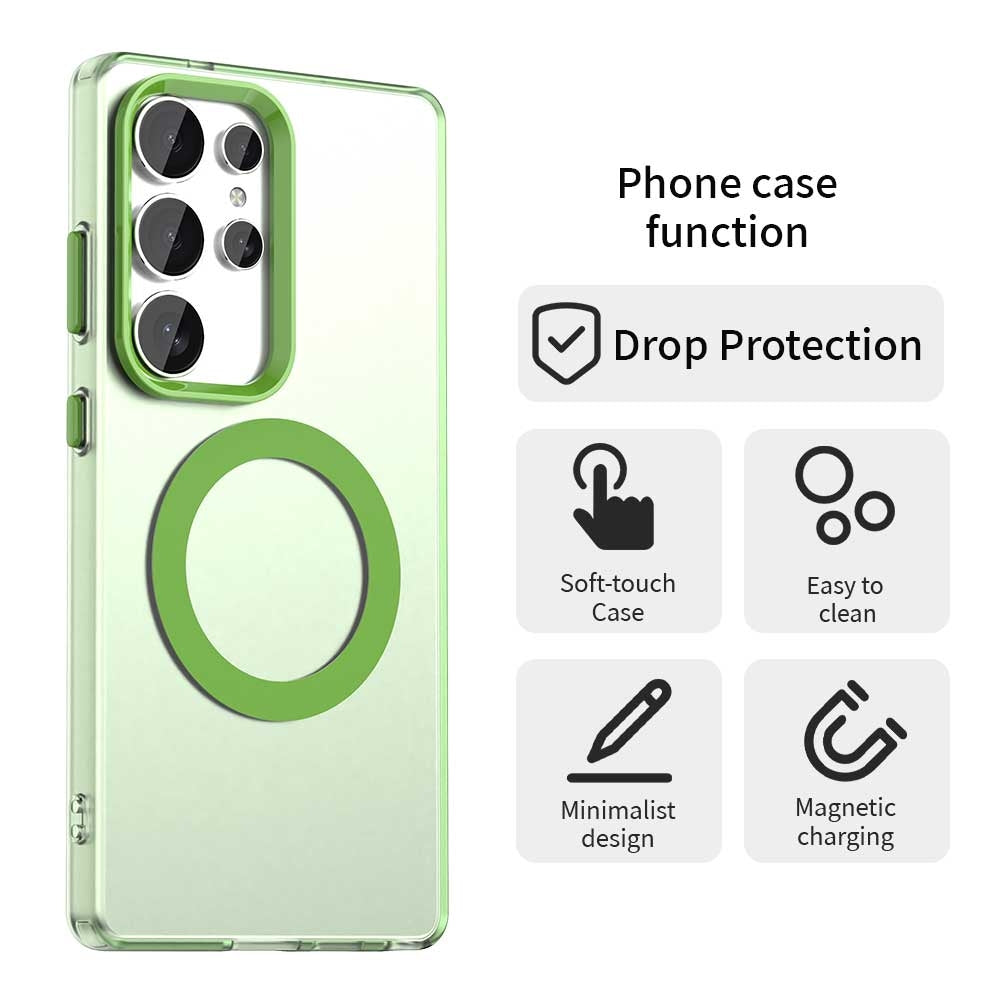 Samsung Galaxy S25 Ultra 5G Durable MagSafe Phone Case - Hybrid TPU & PC Design, Lightweight & Stylish, Candy Colour, Wireless Charging Friendly