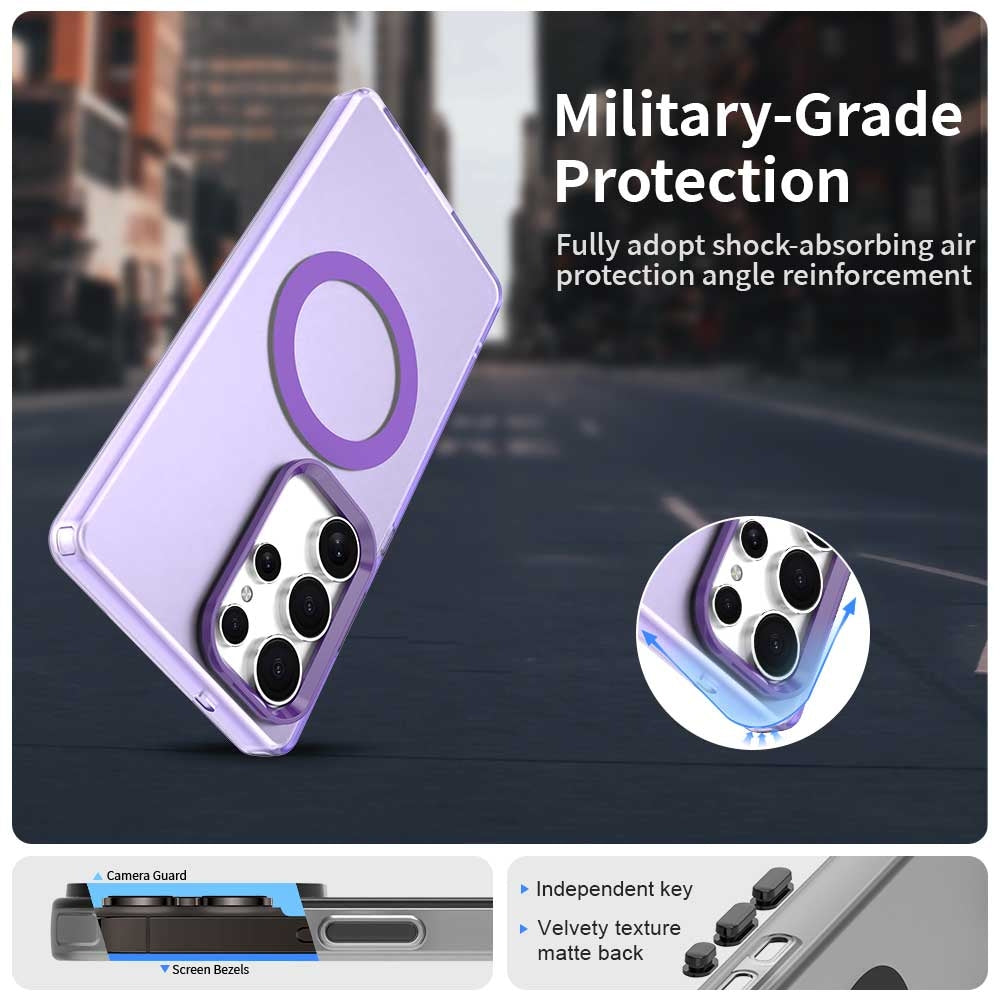 Samsung Galaxy S25 Ultra 5G Durable MagSafe Phone Case - Hybrid TPU & PC Design, Lightweight & Stylish, Candy Colour, Wireless Charging Friendly