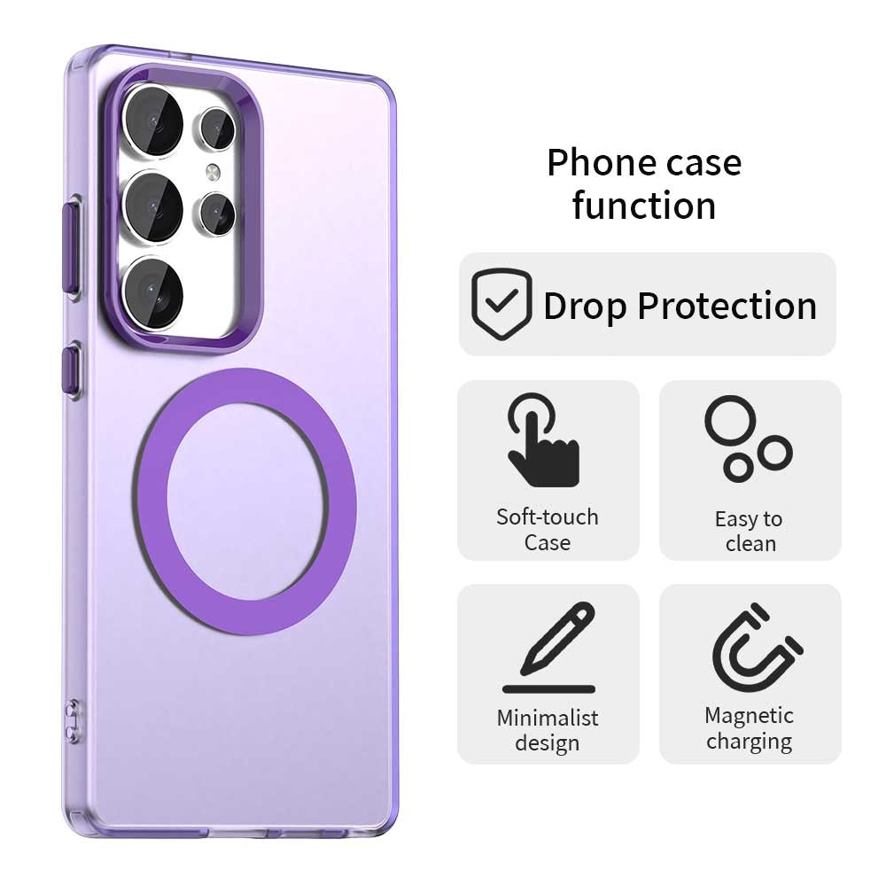Samsung Galaxy S25 Ultra 5G Durable MagSafe Phone Case - Hybrid TPU & PC Design, Lightweight & Stylish, Candy Colour, Wireless Charging Friendly