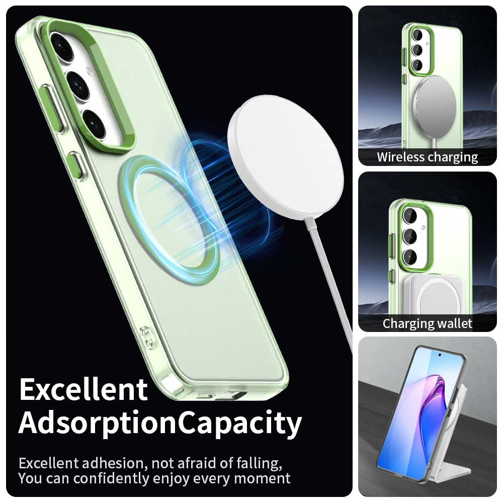 Samsung Galaxy S25 5G Durable MagSafe Phone Case - Hybrid TPU & PC Design, Lightweight & Stylish, Candy Colour, Wireless Charging Friendly