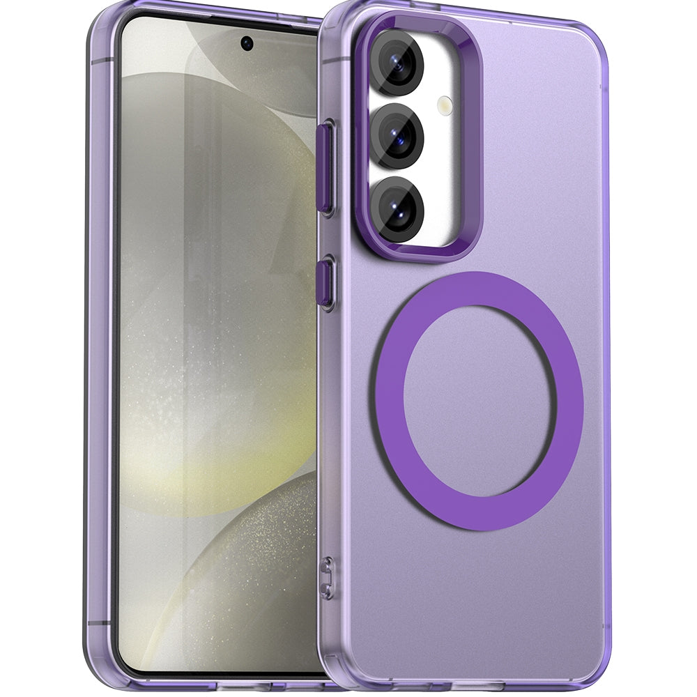 Samsung Galaxy S25 5G Durable MagSafe Phone Case - Hybrid TPU & PC Design, Lightweight & Stylish, Candy Colour, Wireless Charging Friendly