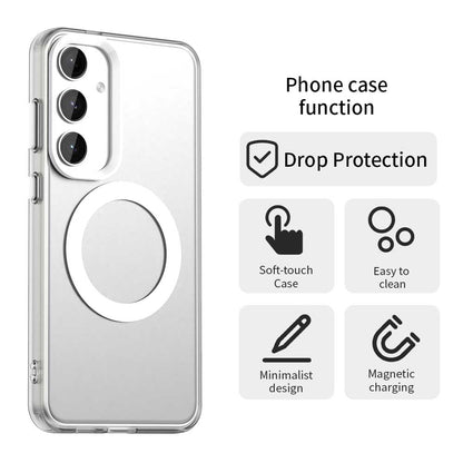 Samsung Galaxy S25+ 5G Durable MagSafe Phone Case - Hybrid TPU & PC Design, Lightweight & Stylish, Candy Colour, Wireless Charging Friendly