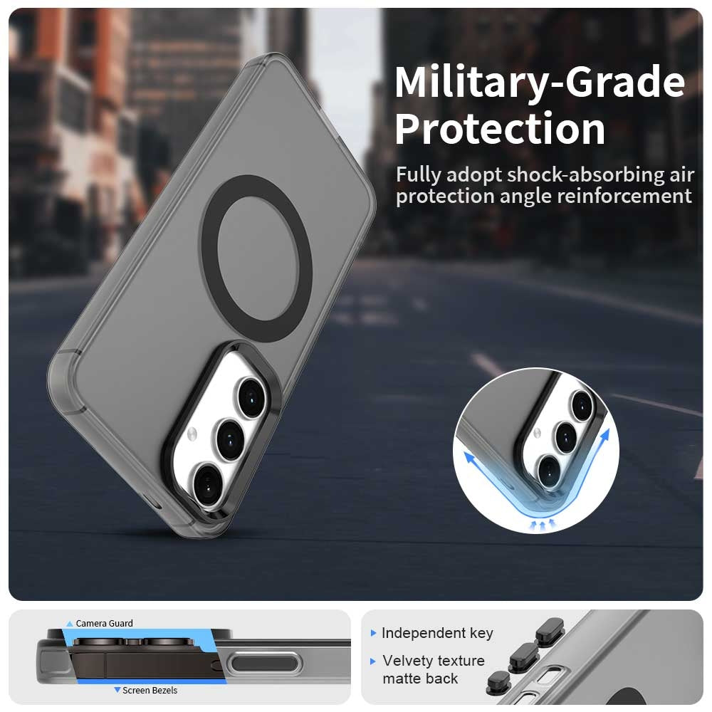 Samsung Galaxy S25+ 5G Durable MagSafe Phone Case - Hybrid TPU & PC Design, Lightweight & Stylish, Candy Colour, Wireless Charging Friendly