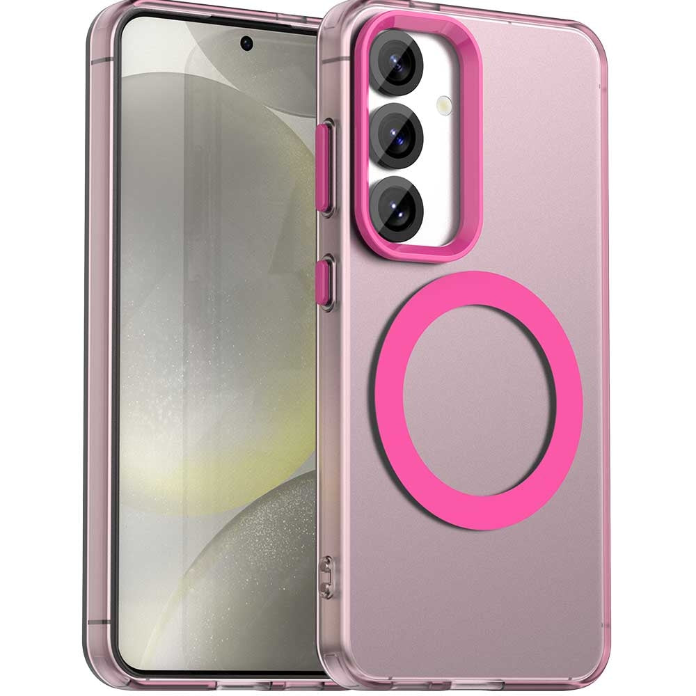 Samsung Galaxy S25+ 5G Durable MagSafe Phone Case - Hybrid TPU & PC Design, Lightweight & Stylish, Candy Colour, Wireless Charging Friendly