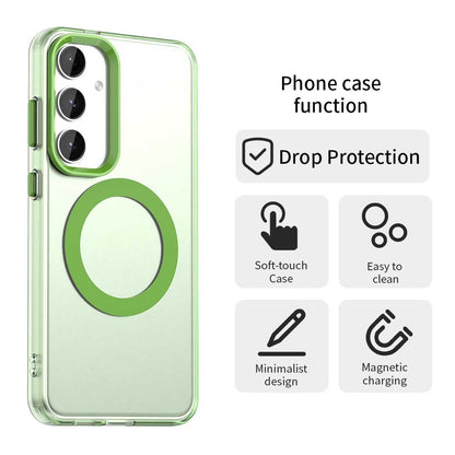 Samsung Galaxy S25+ 5G Durable MagSafe Phone Case - Hybrid TPU & PC Design, Lightweight & Stylish, Candy Colour, Wireless Charging Friendly