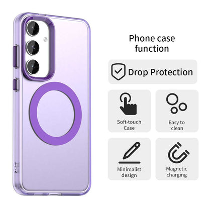 Samsung Galaxy S25+ 5G Durable MagSafe Phone Case - Hybrid TPU & PC Design, Lightweight & Stylish, Candy Colour, Wireless Charging Friendly