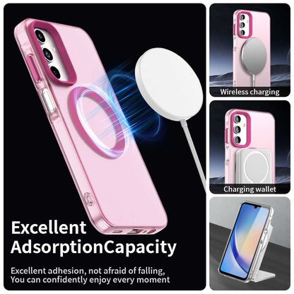 Samsung Galaxy A15 4G Durable MagSafe Phone Case - Hybrid TPU & PC Design, Lightweight & Stylish, Candy Colour, Wireless Charging Friendly