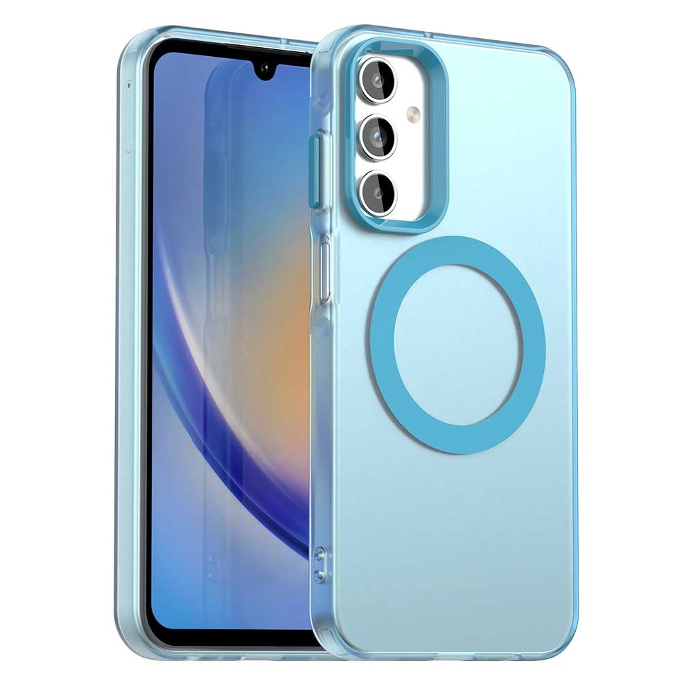 Samsung Galaxy A15 4G Durable MagSafe Phone Case - Hybrid TPU & PC Design, Lightweight & Stylish, Candy Colour, Wireless Charging Friendly