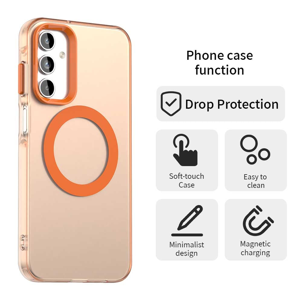 Samsung Galaxy A15 5G Durable MagSafe Phone Case - Hybrid TPU & PC Design, Lightweight & Stylish, Candy Colour, Wireless Charging Friendly