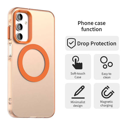 Samsung Galaxy A15 5G Durable MagSafe Phone Case - Hybrid TPU & PC Design, Lightweight & Stylish, Candy Colour, Wireless Charging Friendly