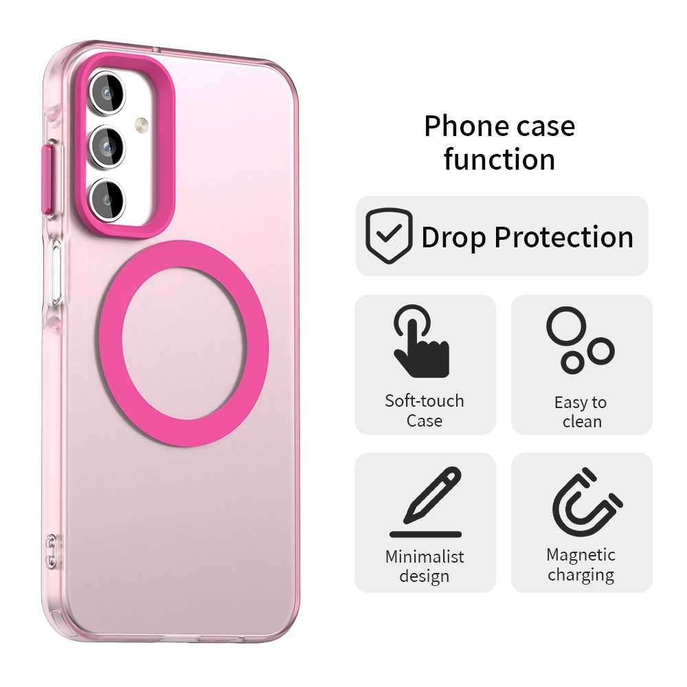 Samsung Galaxy A15 5G Durable MagSafe Phone Case - Hybrid TPU & PC Design, Lightweight & Stylish, Candy Colour, Wireless Charging Friendly