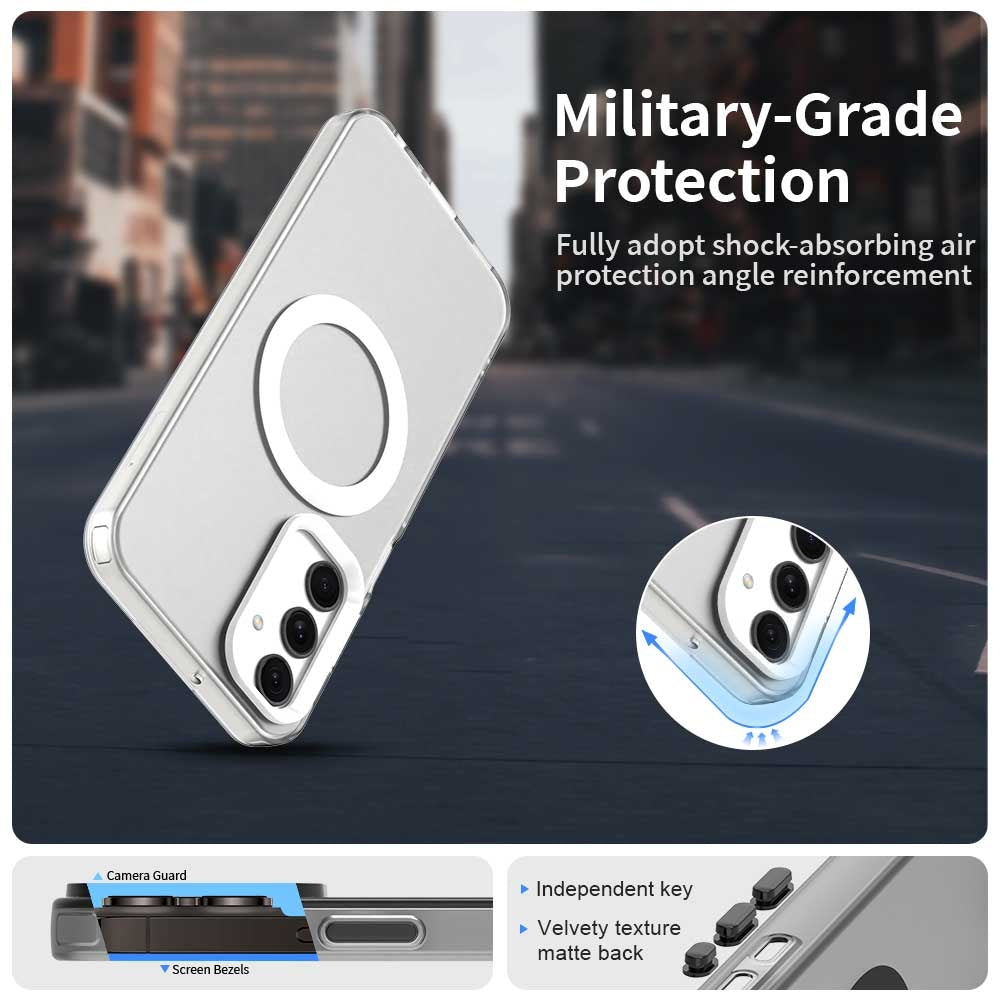 Samsung Galaxy A25 5G Durable MagSafe Phone Case - Hybrid TPU & PC Design, Lightweight & Stylish, Candy Colour, Wireless Charging Friendly