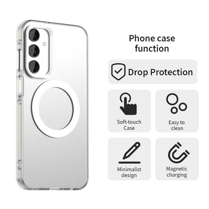 Samsung Galaxy A25 5G Durable MagSafe Phone Case - Hybrid TPU & PC Design, Lightweight & Stylish, Candy Colour, Wireless Charging Friendly