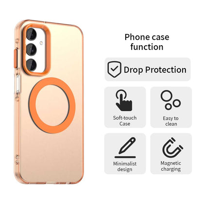 Samsung Galaxy A25 5G Durable MagSafe Phone Case - Hybrid TPU & PC Design, Lightweight & Stylish, Candy Colour, Wireless Charging Friendly