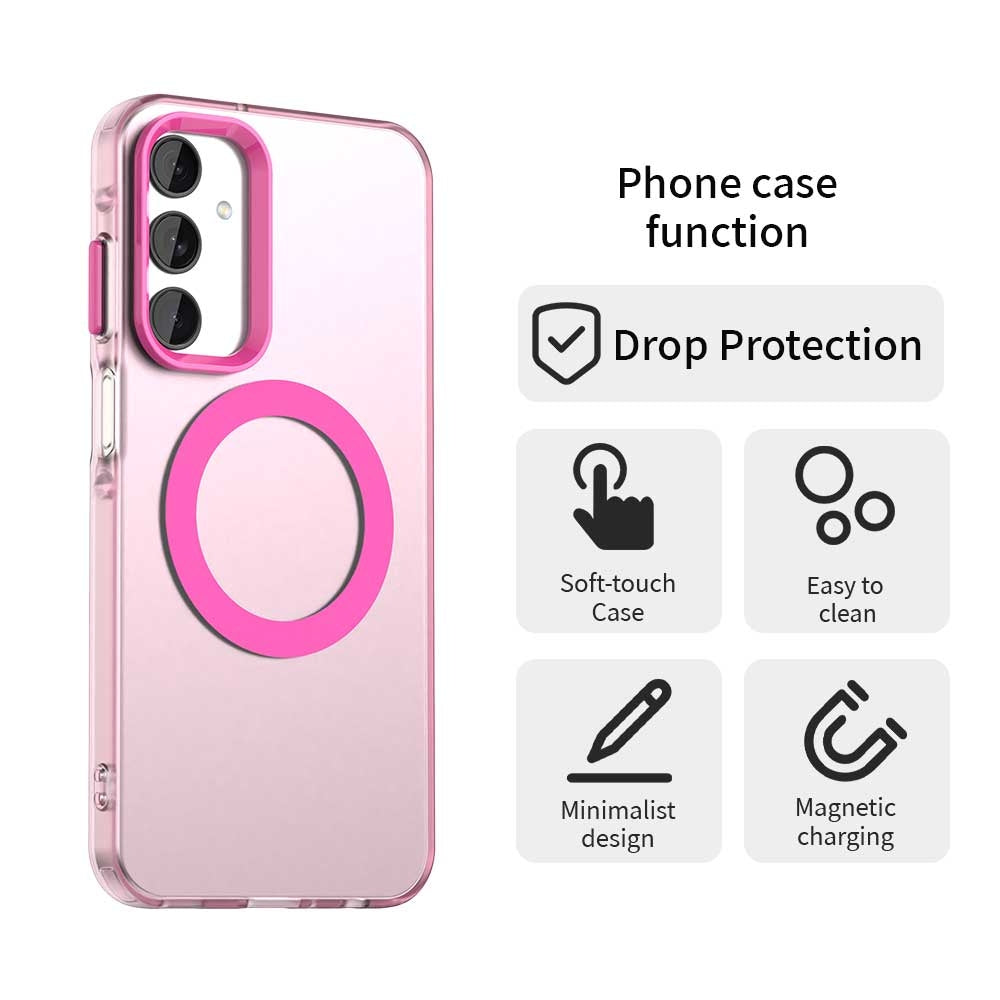 Samsung Galaxy A25 5G Durable MagSafe Phone Case - Hybrid TPU & PC Design, Lightweight & Stylish, Candy Colour, Wireless Charging Friendly