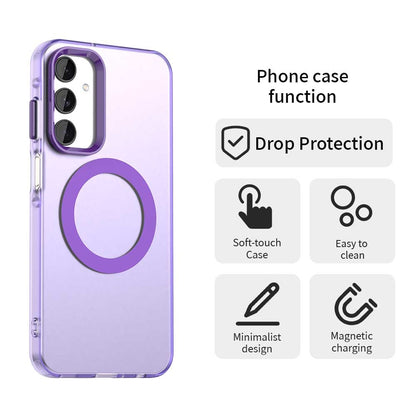 Samsung Galaxy A25 5G Durable MagSafe Phone Case - Hybrid TPU & PC Design, Lightweight & Stylish, Candy Colour, Wireless Charging Friendly