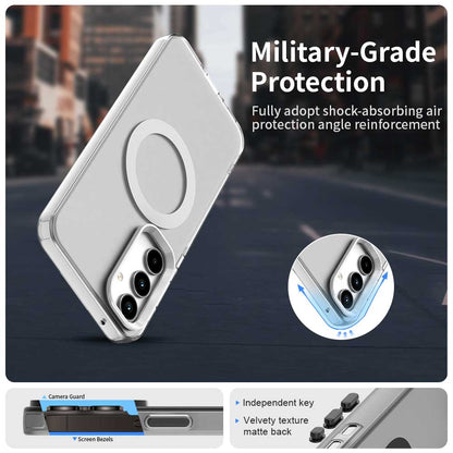 Samsung Galaxy A55 5G Durable MagSafe Phone Case - Hybrid TPU & PC Design, Lightweight & Stylish, Candy Colour, Wireless Charging Friendly