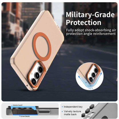 Samsung Galaxy A55 5G Durable MagSafe Phone Case - Hybrid TPU & PC Design, Lightweight & Stylish, Candy Colour, Wireless Charging Friendly