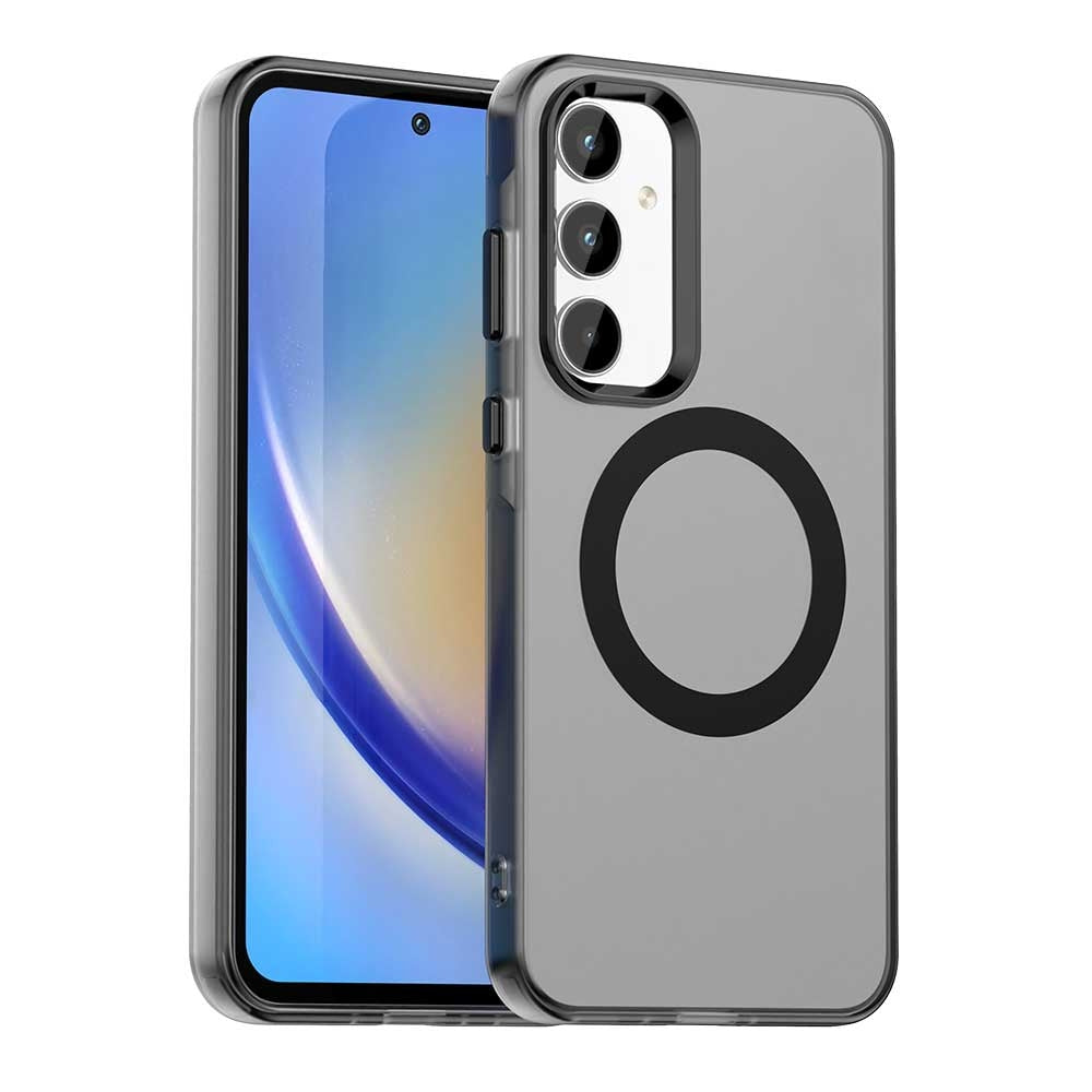 Samsung Galaxy A55 5G Durable MagSafe Phone Case - Hybrid TPU & PC Design, Lightweight & Stylish, Candy Colour, Wireless Charging Friendly