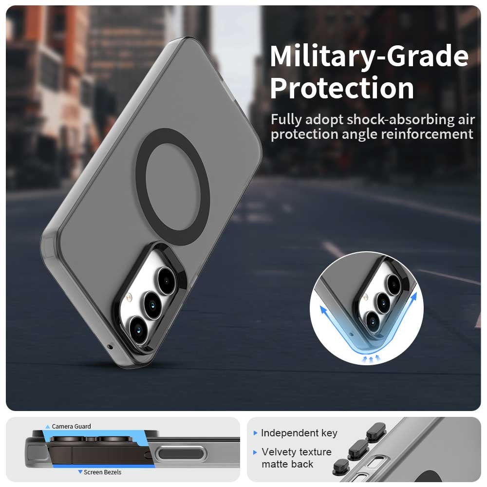 Samsung Galaxy A55 5G Durable MagSafe Phone Case - Hybrid TPU & PC Design, Lightweight & Stylish, Candy Colour, Wireless Charging Friendly