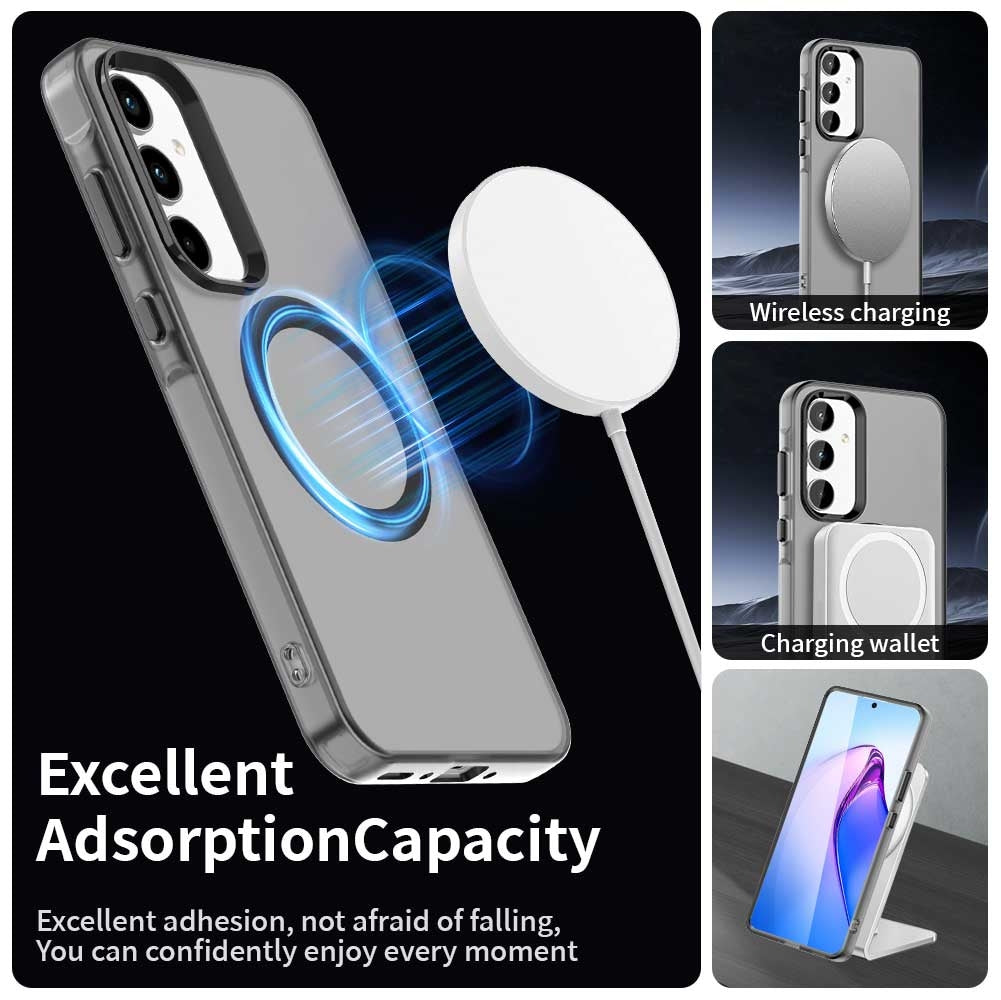 Samsung Galaxy A55 5G Durable MagSafe Phone Case - Hybrid TPU & PC Design, Lightweight & Stylish, Candy Colour, Wireless Charging Friendly