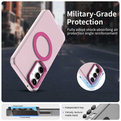 Samsung Galaxy A55 5G Durable MagSafe Phone Case - Hybrid TPU & PC Design, Lightweight & Stylish, Candy Colour, Wireless Charging Friendly