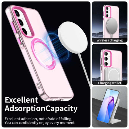 Samsung Galaxy A55 5G Durable MagSafe Phone Case - Hybrid TPU & PC Design, Lightweight & Stylish, Candy Colour, Wireless Charging Friendly
