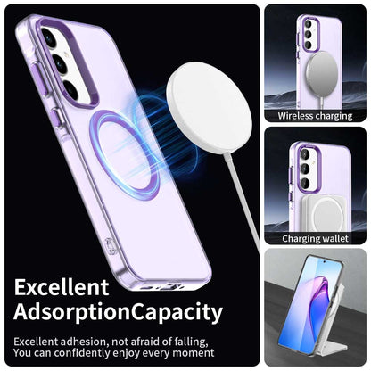 Samsung Galaxy A55 5G Durable MagSafe Phone Case - Hybrid TPU & PC Design, Lightweight & Stylish, Candy Colour, Wireless Charging Friendly