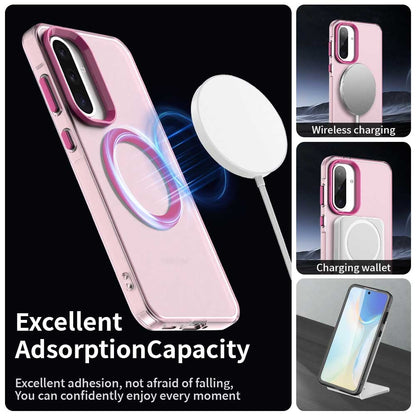 Samsung Galaxy A36 5G Durable MagSafe Phone Case - Hybrid TPU & PC Design, Lightweight & Stylish, Candy Colour, Wireless Charging Friendly