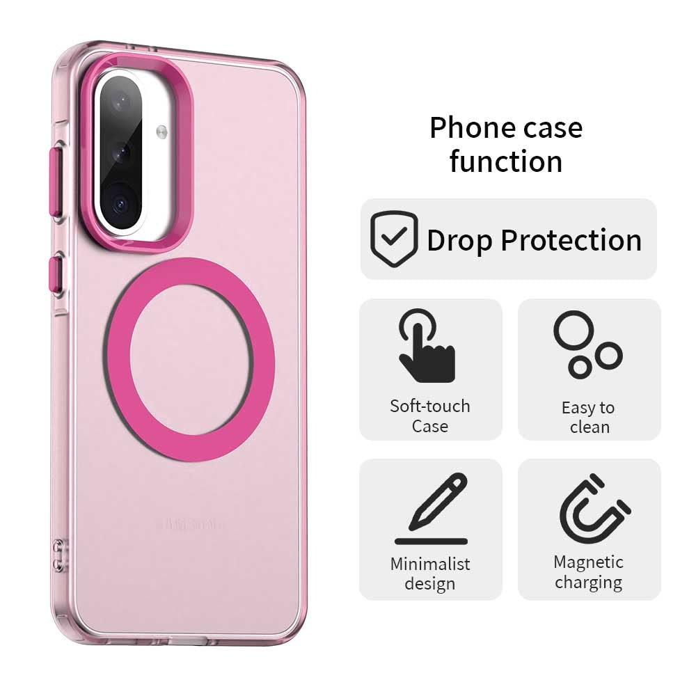 Samsung Galaxy A36 5G Durable MagSafe Phone Case - Hybrid TPU & PC Design, Lightweight & Stylish, Candy Colour, Wireless Charging Friendly