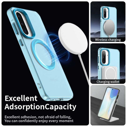Samsung Galaxy A36 5G Durable MagSafe Phone Case - Hybrid TPU & PC Design, Lightweight & Stylish, Candy Colour, Wireless Charging Friendly