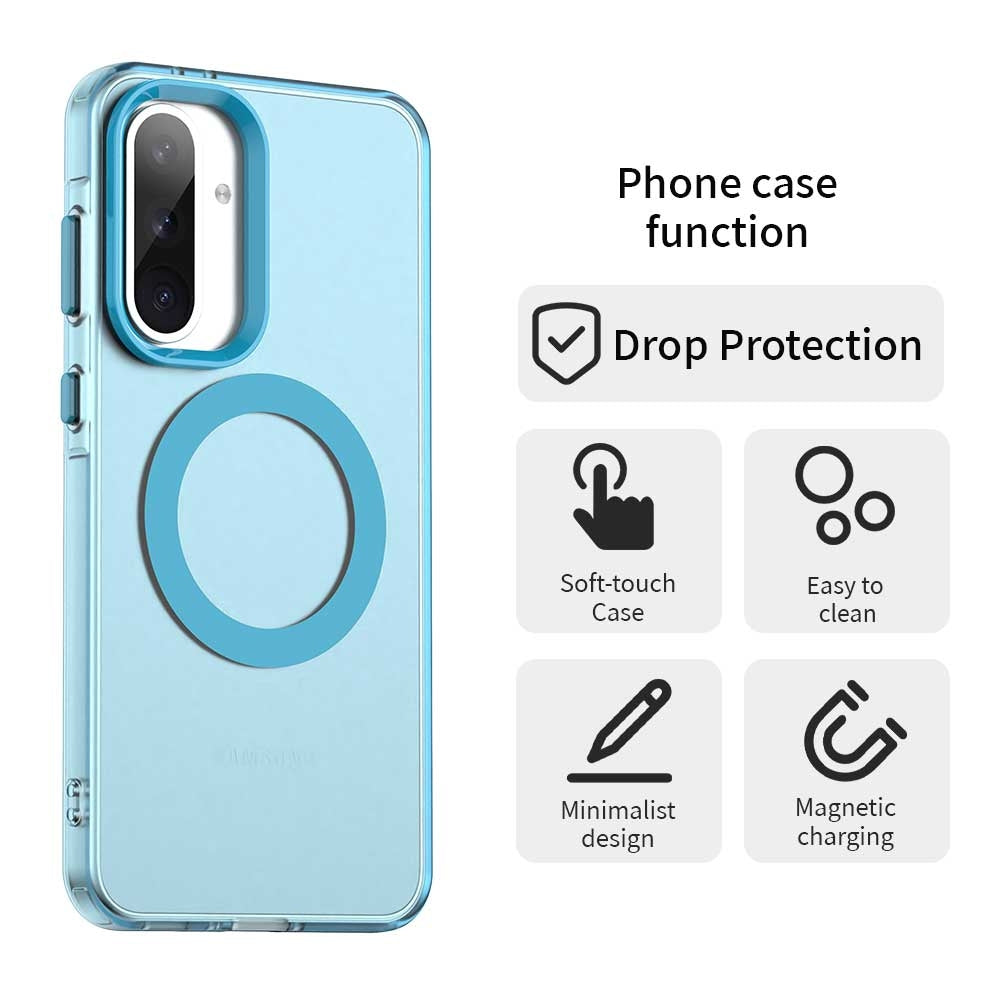 Samsung Galaxy A36 5G Durable MagSafe Phone Case - Hybrid TPU & PC Design, Lightweight & Stylish, Candy Colour, Wireless Charging Friendly