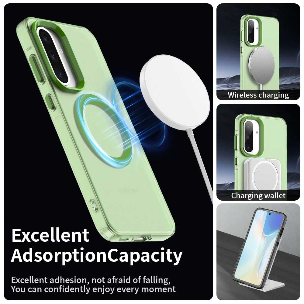 Samsung Galaxy A36 5G Durable MagSafe Phone Case - Hybrid TPU & PC Design, Lightweight & Stylish, Candy Colour, Wireless Charging Friendly