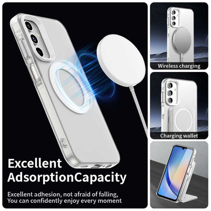 Samsung Galaxy A35 5G Durable MagSafe Phone Case - Hybrid TPU & PC Design, Lightweight & Stylish, Candy Colour, Wireless Charging Friendly
