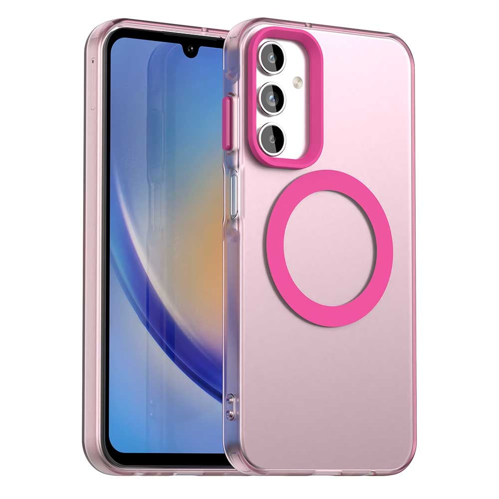 Samsung Galaxy A35 5G Durable MagSafe Phone Case - Hybrid TPU & PC Design, Lightweight & Stylish, Candy Colour, Wireless Charging Friendly