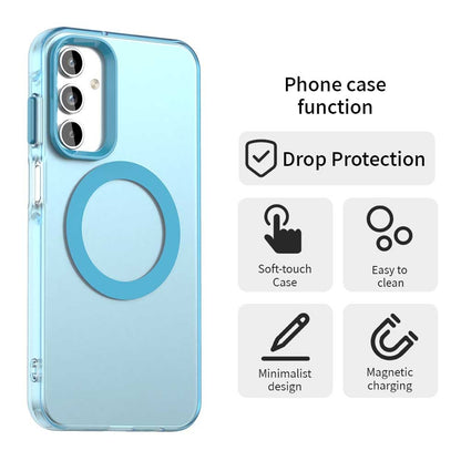 Samsung Galaxy A35 5G Durable MagSafe Phone Case - Hybrid TPU & PC Design, Lightweight & Stylish, Candy Colour, Wireless Charging Friendly