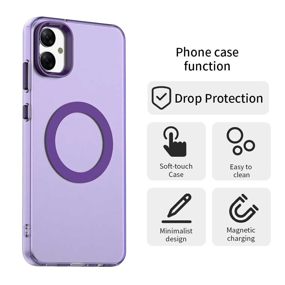 Samsung Galaxy A05 Durable MagSafe Phone Case - Hybrid TPU & PC Design, Lightweight & Stylish, Candy Colour, Wireless Charging Friendly