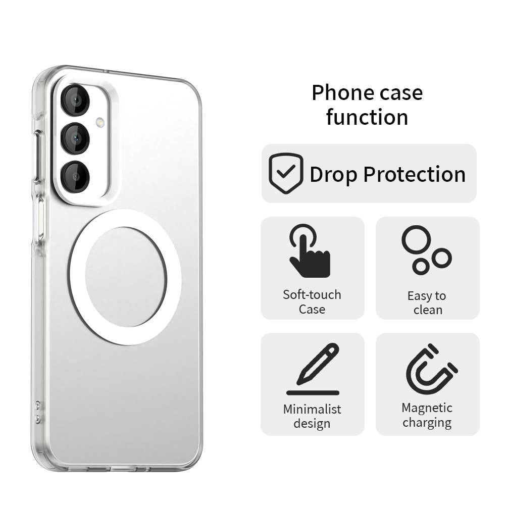 Samsung Galaxy A16 4G Durable MagSafe Phone Case - Hybrid TPU & PC Design, Lightweight & Stylish, Candy Colour, Wireless Charging Friendly