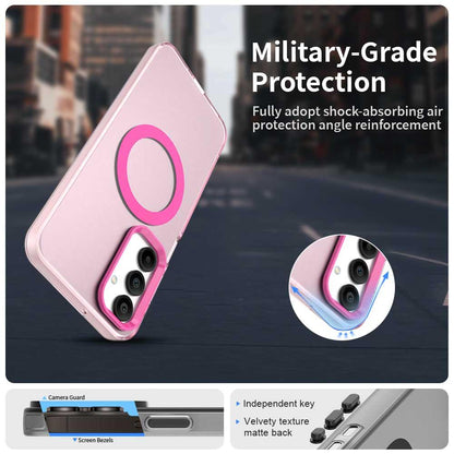 Samsung Galaxy A16 4G Durable MagSafe Phone Case - Hybrid TPU & PC Design, Lightweight & Stylish, Candy Colour, Wireless Charging Friendly