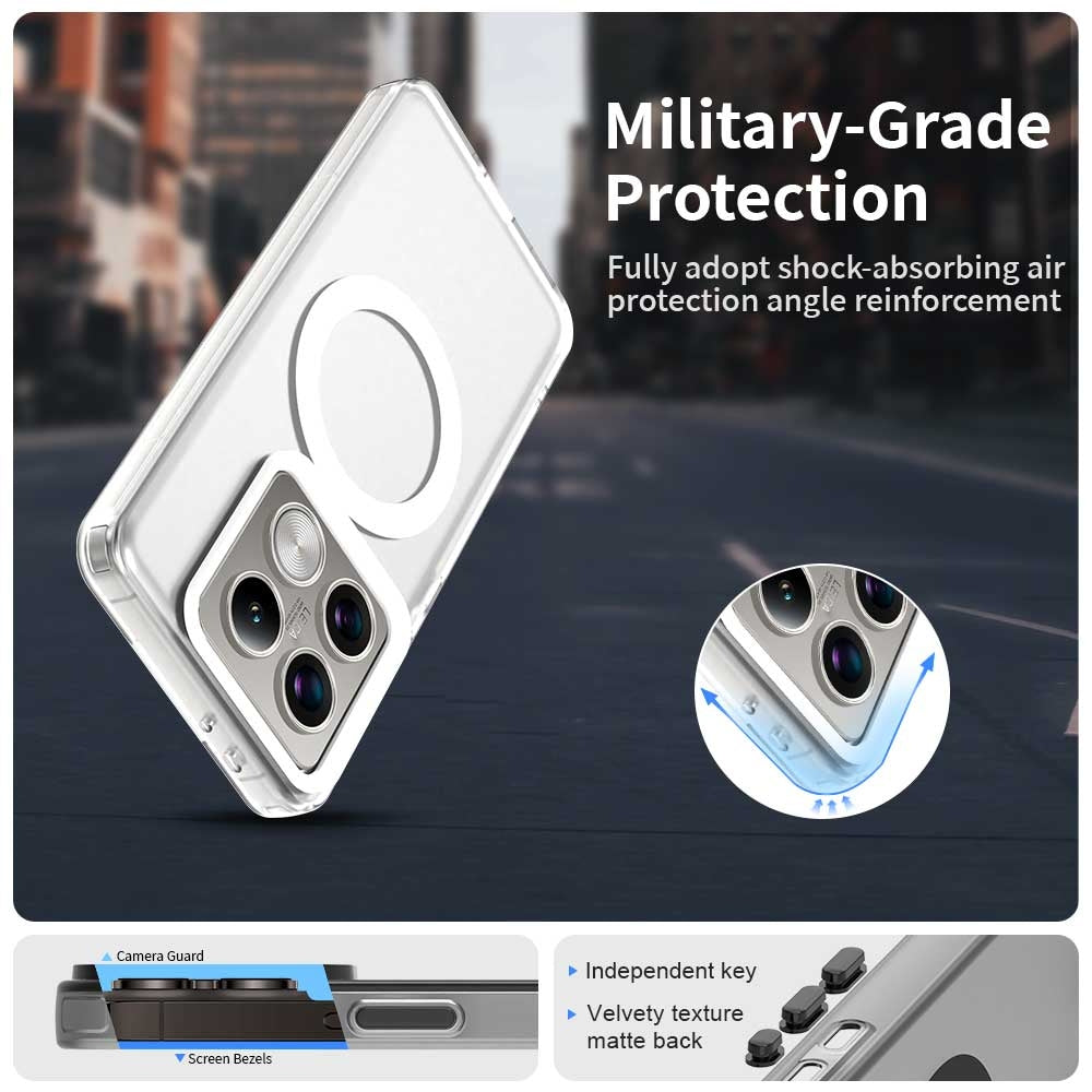 Xiaomi 14T Pro Durable MagSafe Phone Case - Hybrid TPU & PC Design, Lightweight & Stylish, Candy Colour, Wireless Charging Friendly