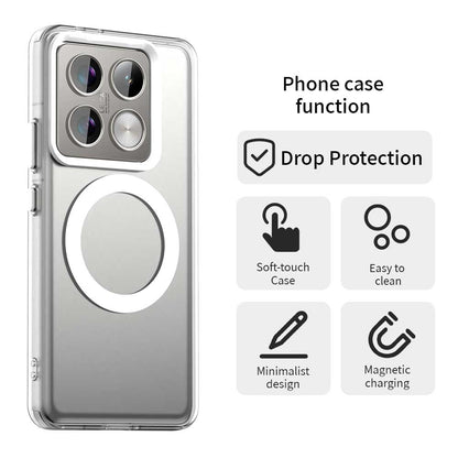 Xiaomi 14T Pro Durable MagSafe Phone Case - Hybrid TPU & PC Design, Lightweight & Stylish, Candy Colour, Wireless Charging Friendly