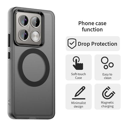 Xiaomi 14T Pro Durable MagSafe Phone Case - Hybrid TPU & PC Design, Lightweight & Stylish, Candy Colour, Wireless Charging Friendly