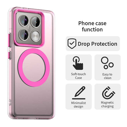 Xiaomi 14T Pro Durable MagSafe Phone Case - Hybrid TPU & PC Design, Lightweight & Stylish, Candy Colour, Wireless Charging Friendly