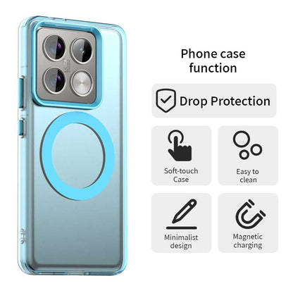 Xiaomi 14T Pro Durable MagSafe Phone Case - Hybrid TPU & PC Design, Lightweight & Stylish, Candy Colour, Wireless Charging Friendly