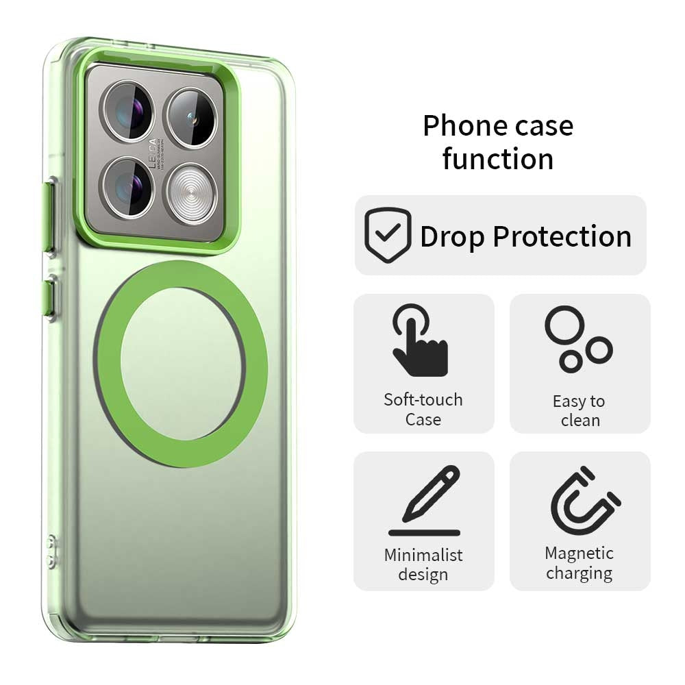 Xiaomi 14T Pro Durable MagSafe Phone Case - Hybrid TPU & PC Design, Lightweight & Stylish, Candy Colour, Wireless Charging Friendly