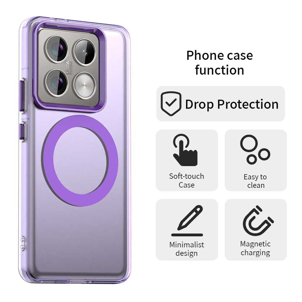 Xiaomi 14T Pro Durable MagSafe Phone Case - Hybrid TPU & PC Design, Lightweight & Stylish, Candy Colour, Wireless Charging Friendly
