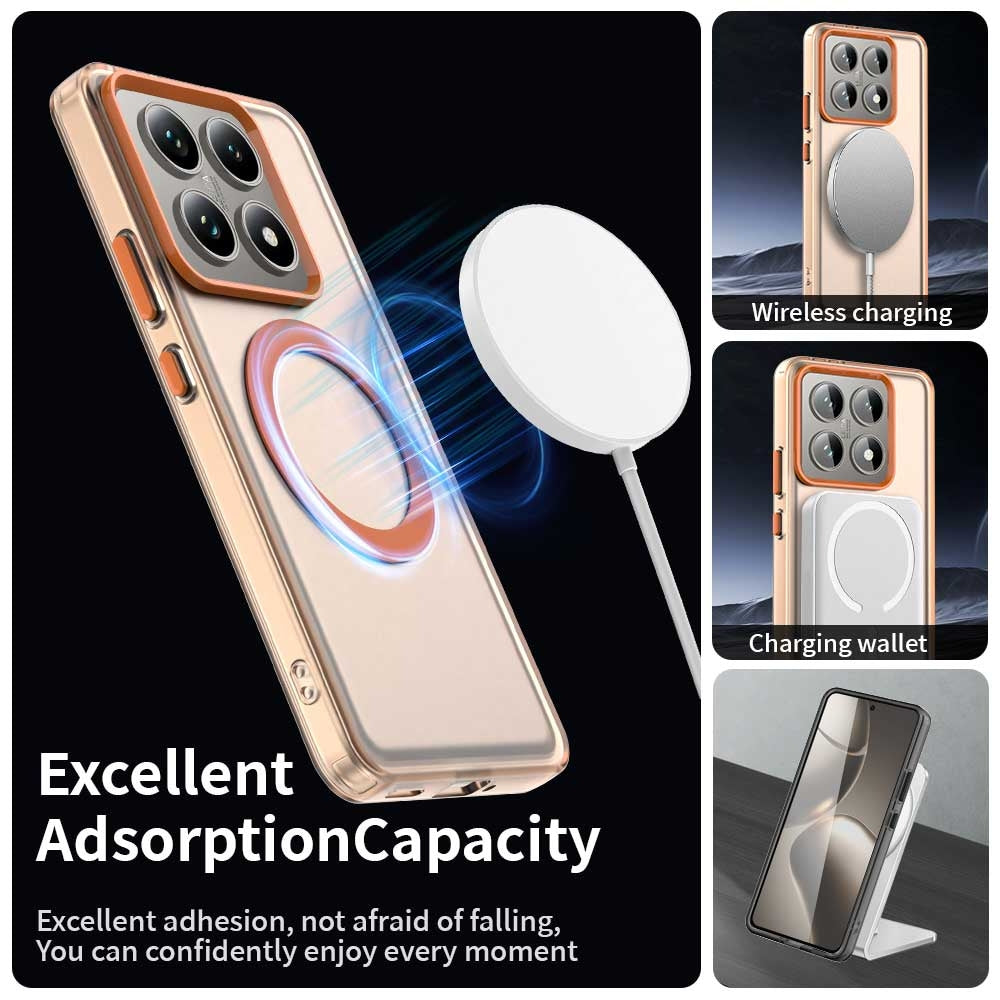 Xiaomi 14T Durable MagSafe Phone Case - Hybrid TPU & PC Design, Lightweight & Stylish, Candy Colour, Wireless Charging Friendly