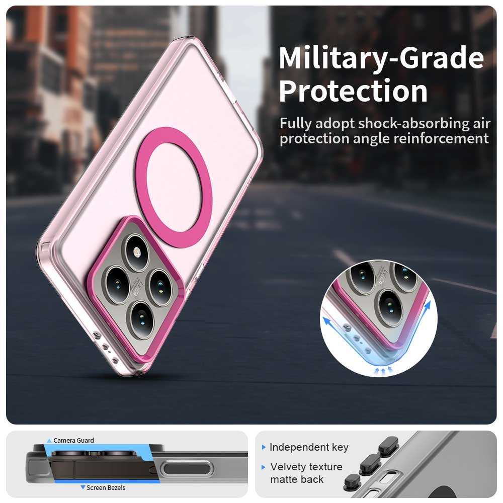 Xiaomi 14T Durable MagSafe Phone Case - Hybrid TPU & PC Design, Lightweight & Stylish, Candy Colour, Wireless Charging Friendly