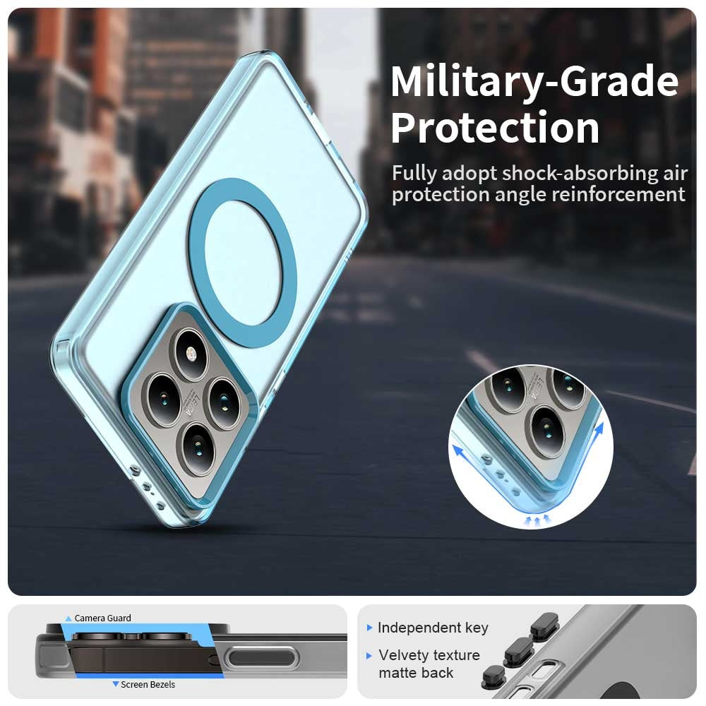 Xiaomi 14T Durable MagSafe Phone Case - Hybrid TPU & PC Design, Lightweight & Stylish, Candy Colour, Wireless Charging Friendly
