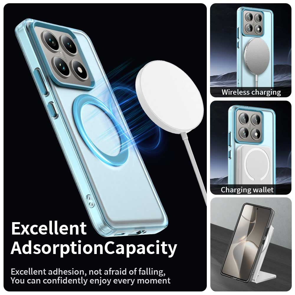 Xiaomi 14T Durable MagSafe Phone Case - Hybrid TPU & PC Design, Lightweight & Stylish, Candy Colour, Wireless Charging Friendly